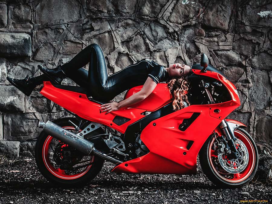 Beautiful girl Beautiful girls and motorcycles in Kota Kinabalu