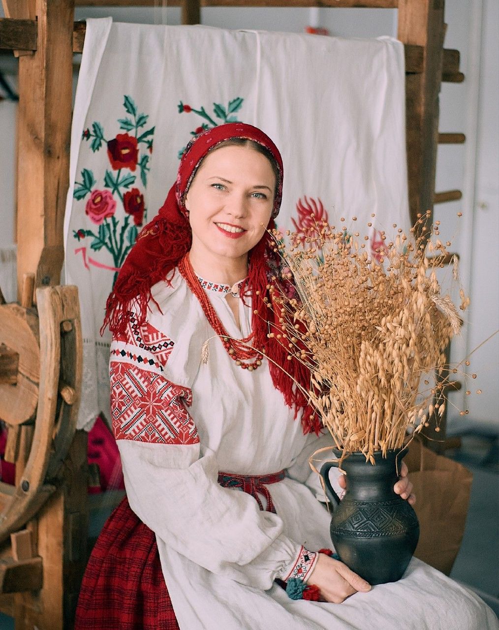 Women in Slavic costumes in Kota Kinabalu