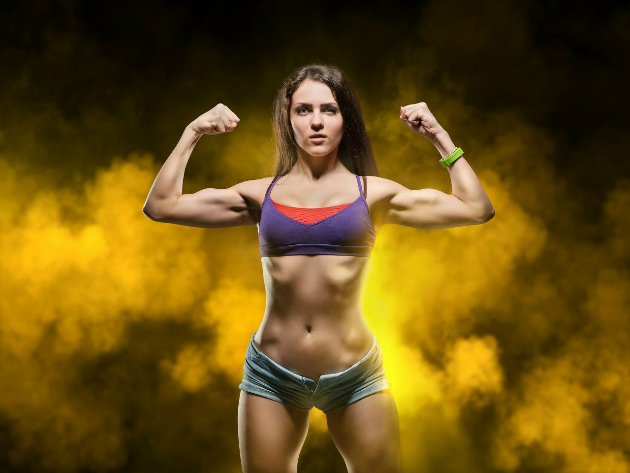 Athletic girls in Kota Kinabalu